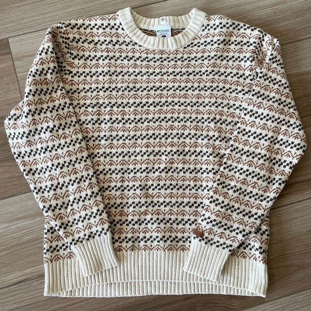 Columbia Wool Crewneck Sweater